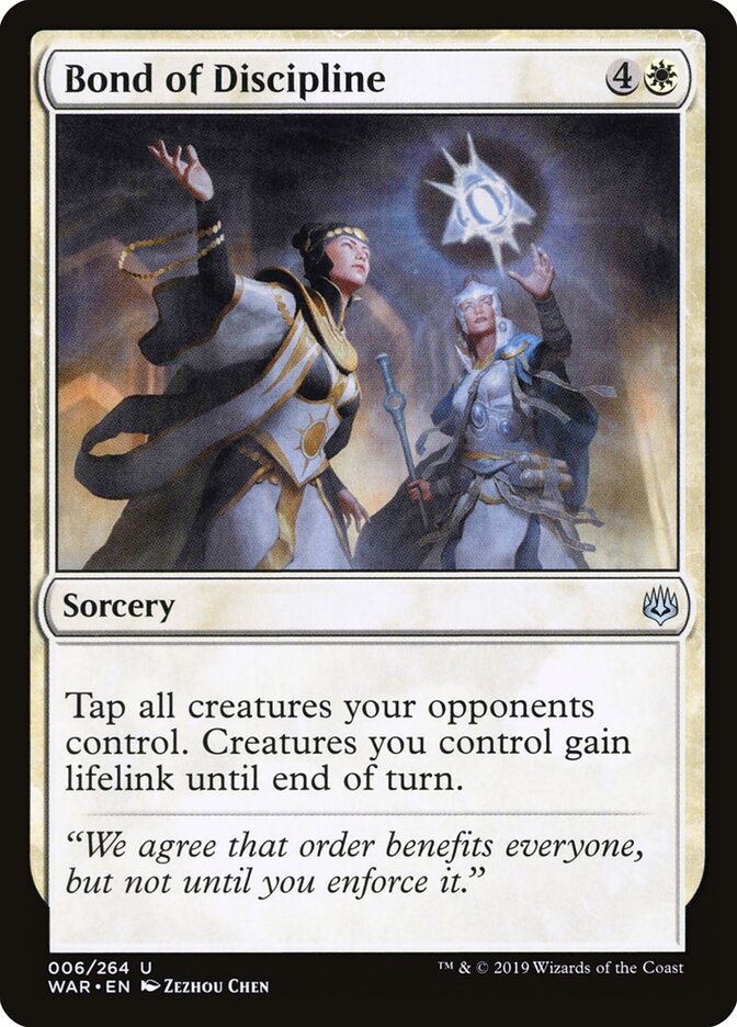 Bond of Discipline - carta Magic The Gathering