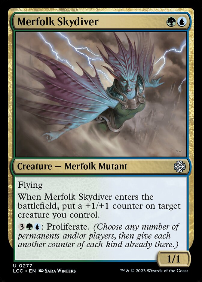 Merfolk Skydiver - carta Magic The Gathering