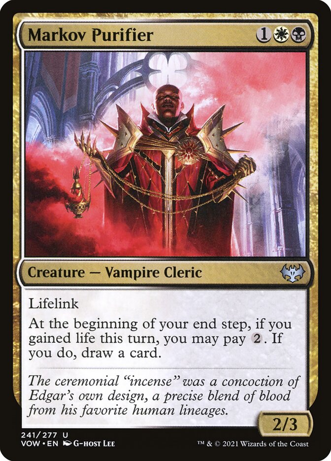 Markov Purifier - carta Magic The Gathering