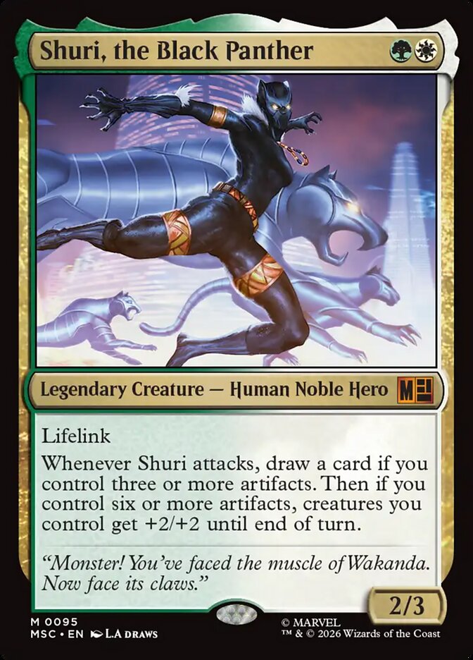 Shuri, the Black Panther - carta Magic The Gathering