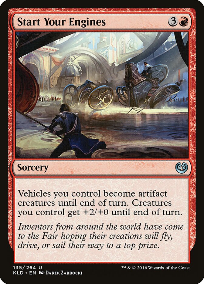 Start Your Engines - carta Magic The Gathering