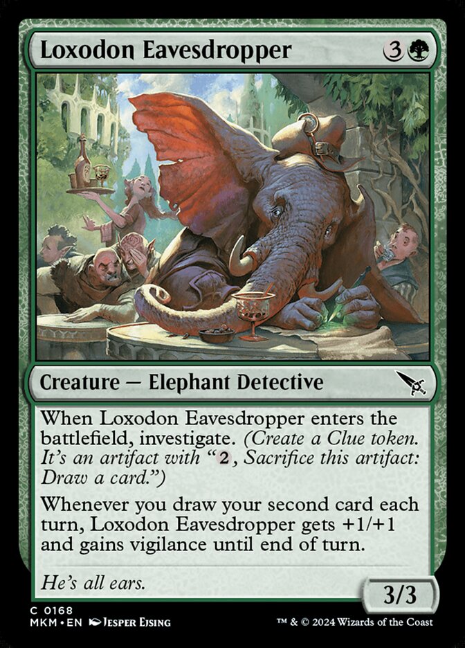 Loxodon Eavesdropper - carta Magic The Gathering