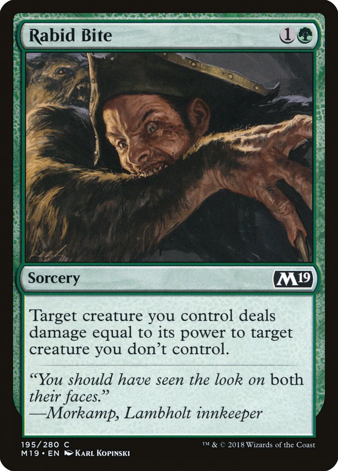 Rabid Bite - carta Magic The Gathering