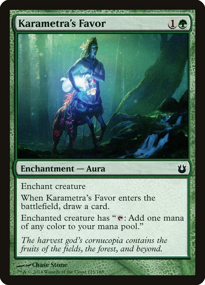 Karametra's Favor - carta Magic The Gathering