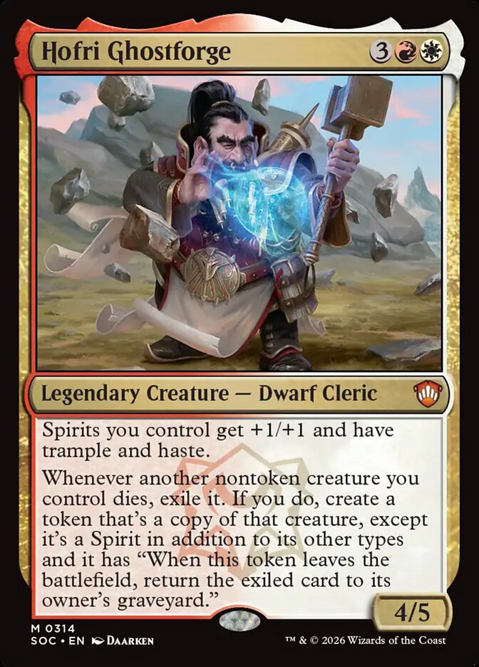 Hofri Ghostforge - carta Magic The Gathering