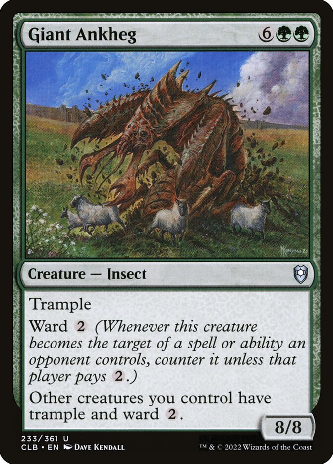 Giant Ankheg - carta Magic The Gathering