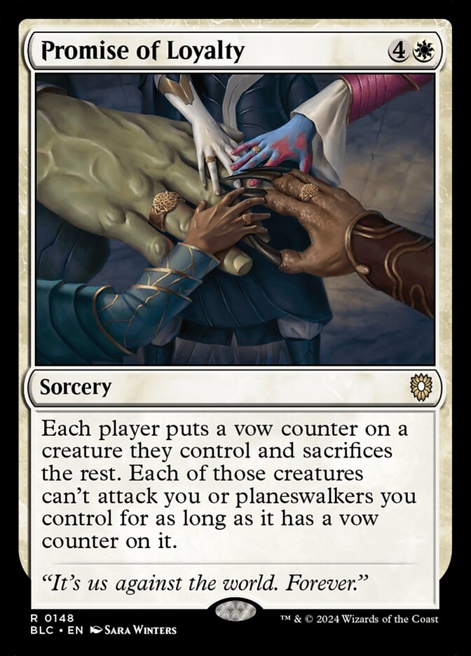 Promise of Loyalty - carta Magic The Gathering