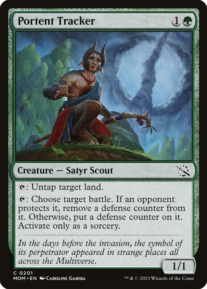 Portent Tracker - carta Magic The Gathering