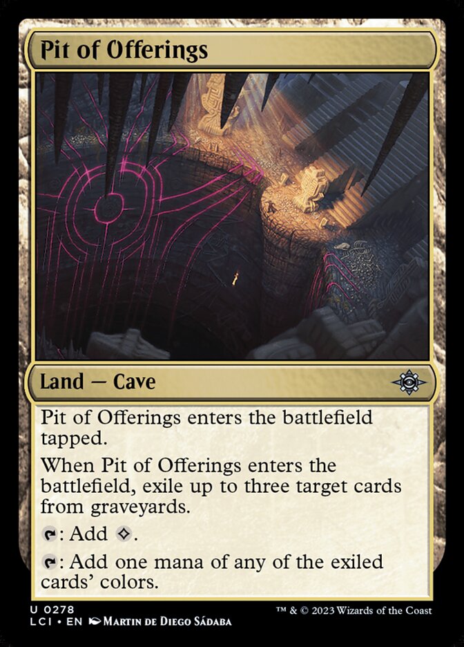 Pit of Offerings - carta Magic The Gathering