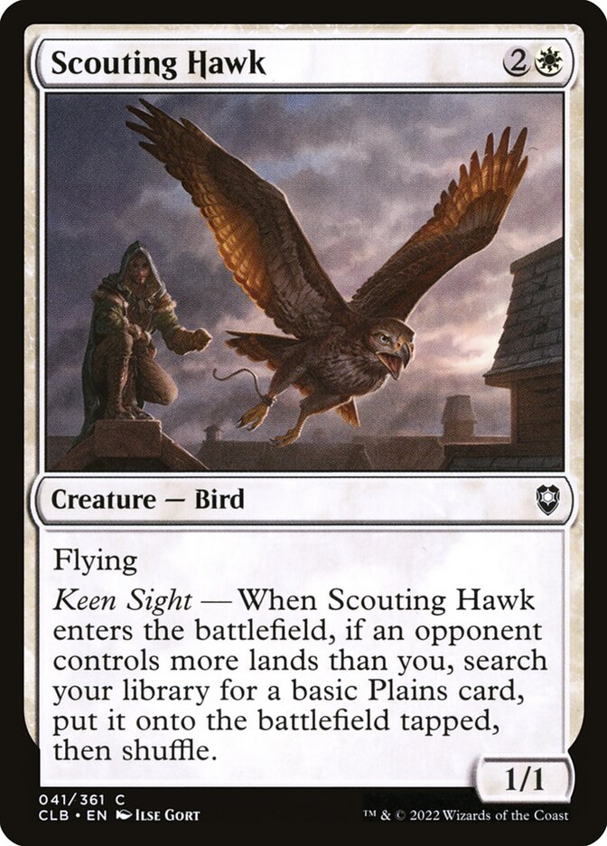 Scouting Hawk - carta Magic The Gathering