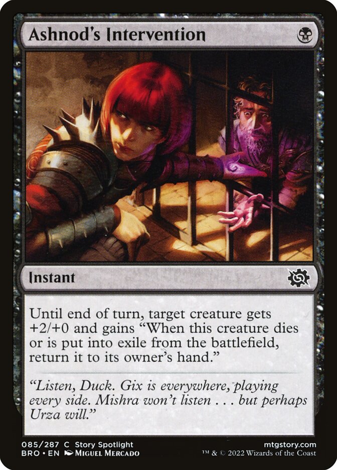 Ashnod's Intervention - carta Magic The Gathering