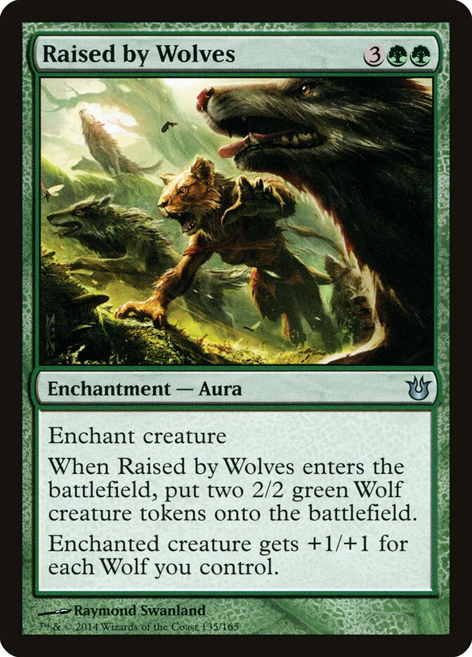 Raised by Wolves - carta Magic The Gathering