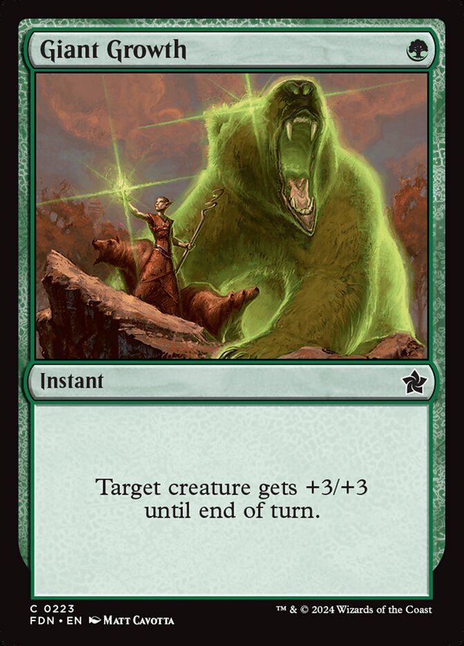 Giant Growth - carta Magic The Gathering