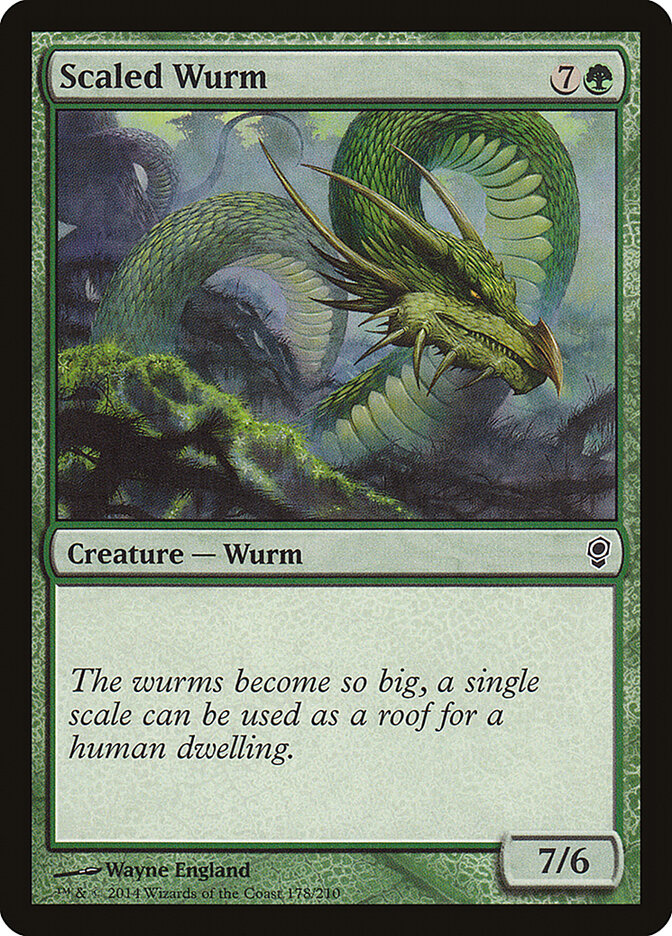 Scaled Wurm - carta Magic The Gathering