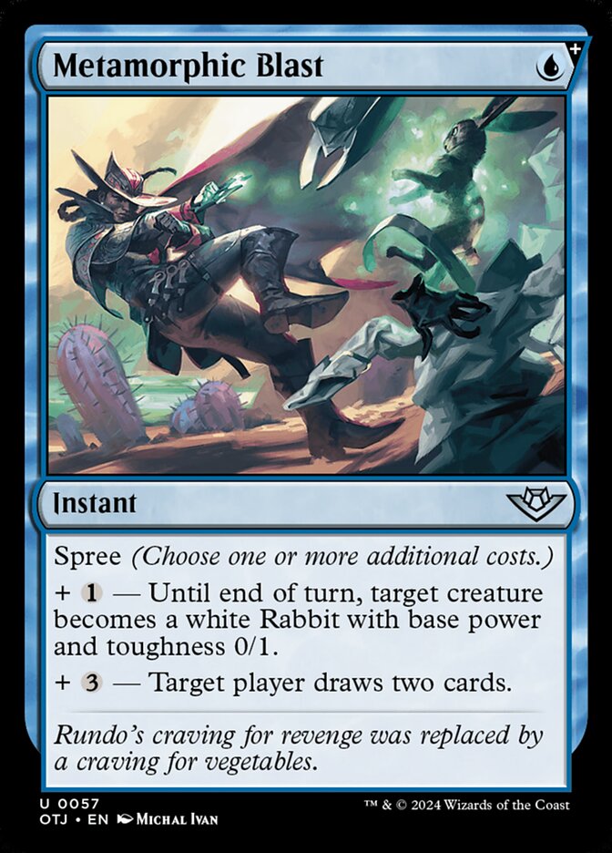Metamorphic Blast - carta Magic The Gathering