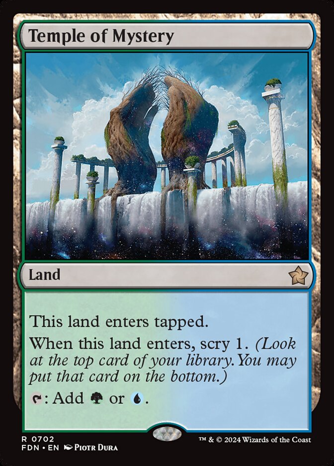 Temple of Mystery - carta Magic The Gathering