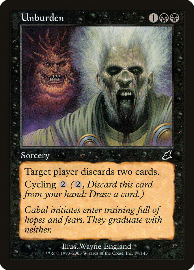 Unburden - carta Magic The Gathering