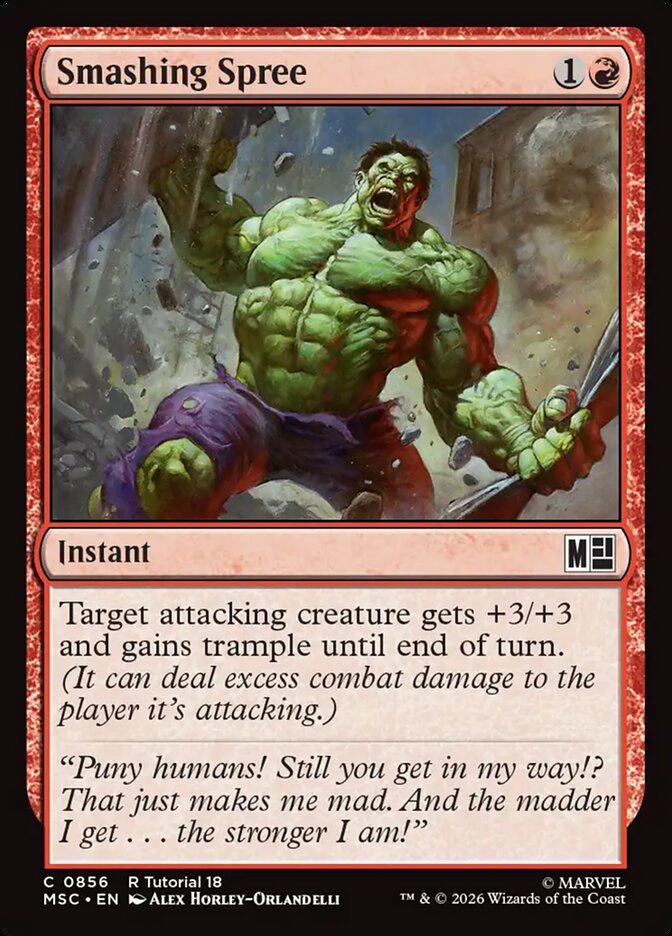 Smashing Spree - carta Magic The Gathering