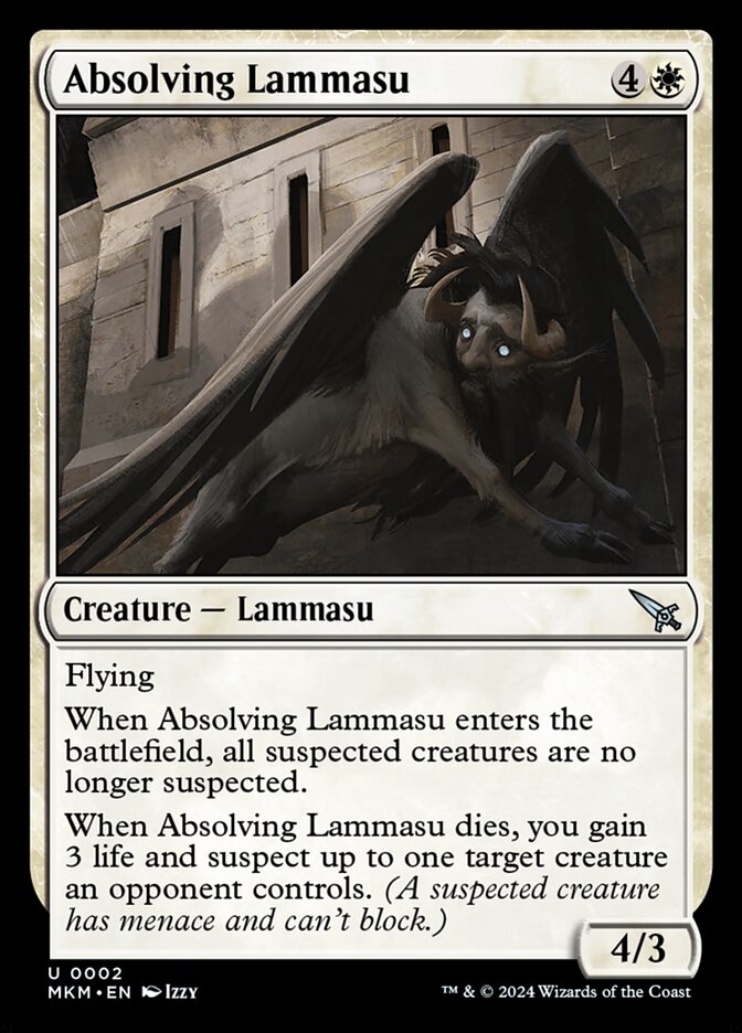 Absolving Lammasu - carta Magic The Gathering
