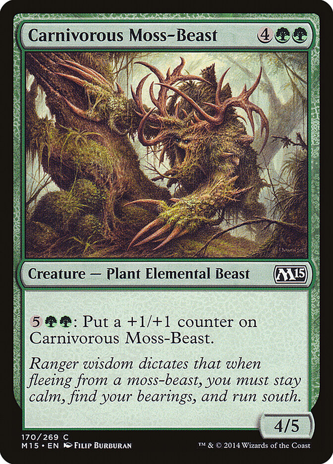 Carnivorous Moss-Beast - carta Magic The Gathering