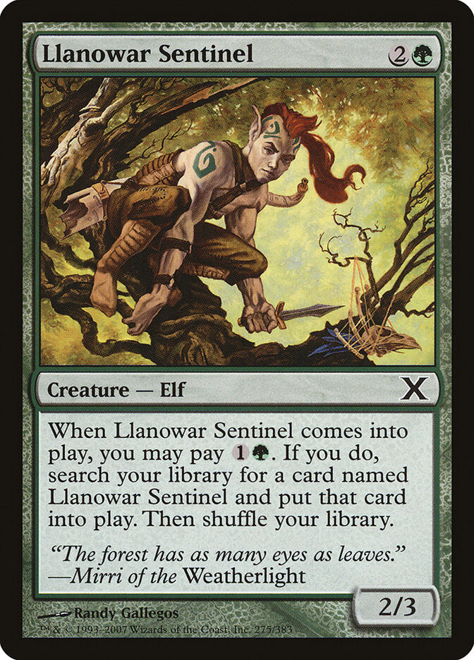 Llanowar Sentinel - carta Magic The Gathering
