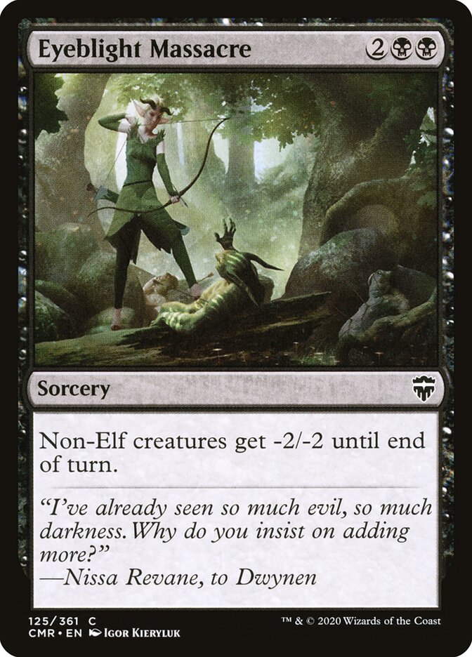 Eyeblight Massacre - carta Magic The Gathering