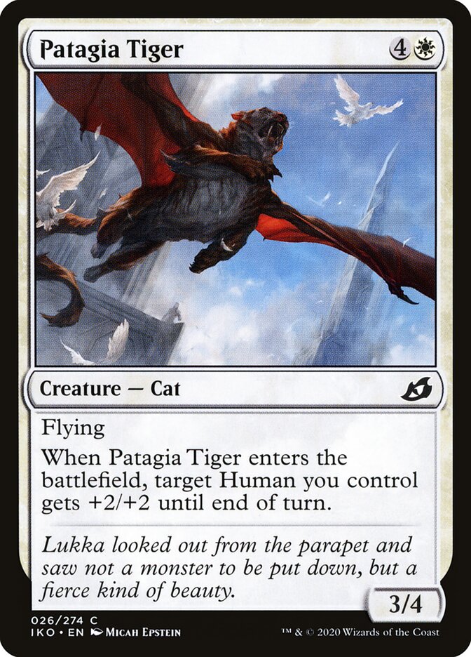 Patagia Tiger - carta Magic The Gathering