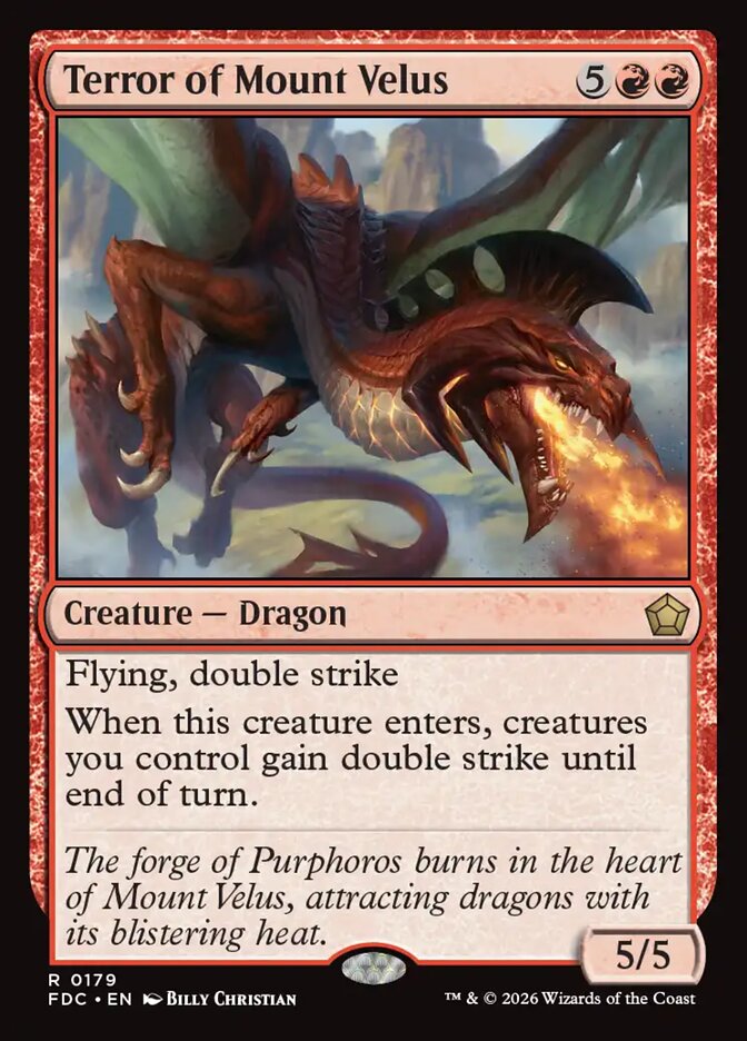 Terror of Mount Velus - carta Magic The Gathering