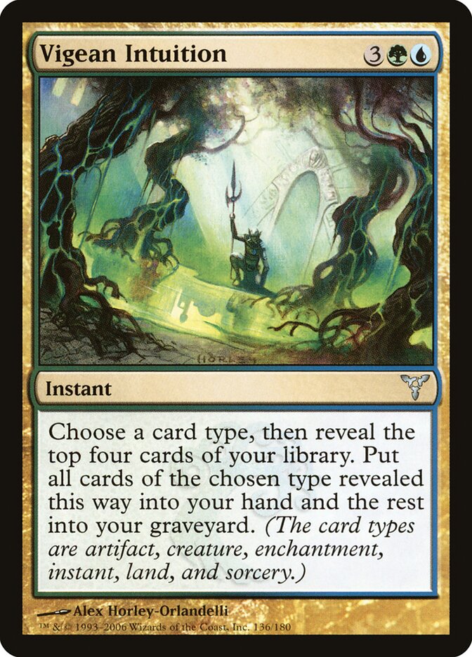 Vigean Intuition - carta Magic The Gathering