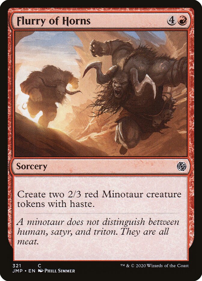 Flurry of Horns - carta Magic The Gathering
