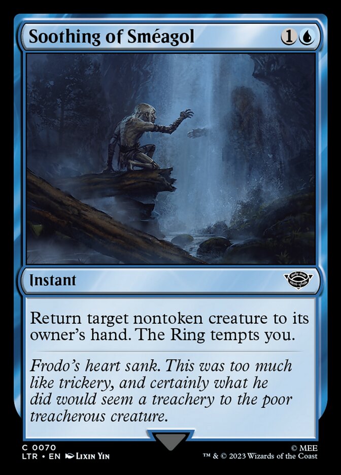 Soothing of Sméagol - carta Magic The Gathering