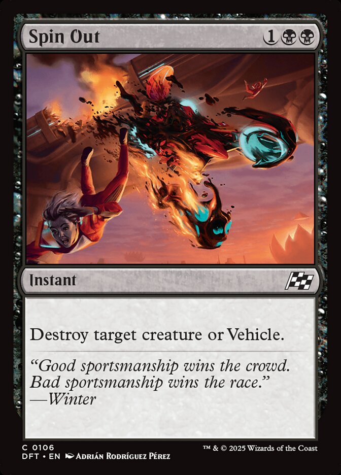 Spin Out - carta Magic The Gathering