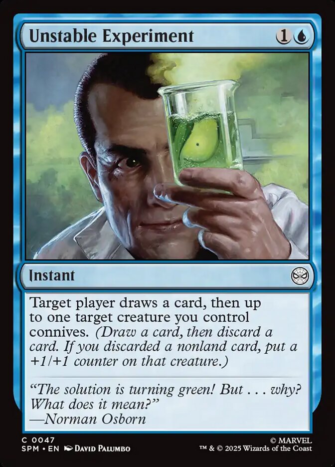 Unstable Experiment - carta Magic The Gathering