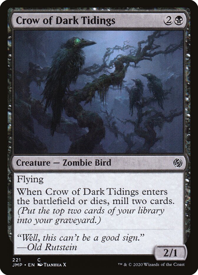 Crow of Dark Tidings - carta Magic The Gathering