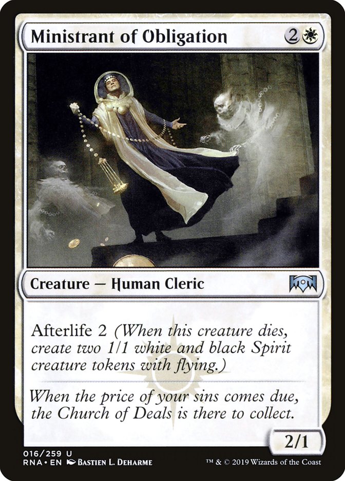 Ministrant of Obligation - carta Magic The Gathering