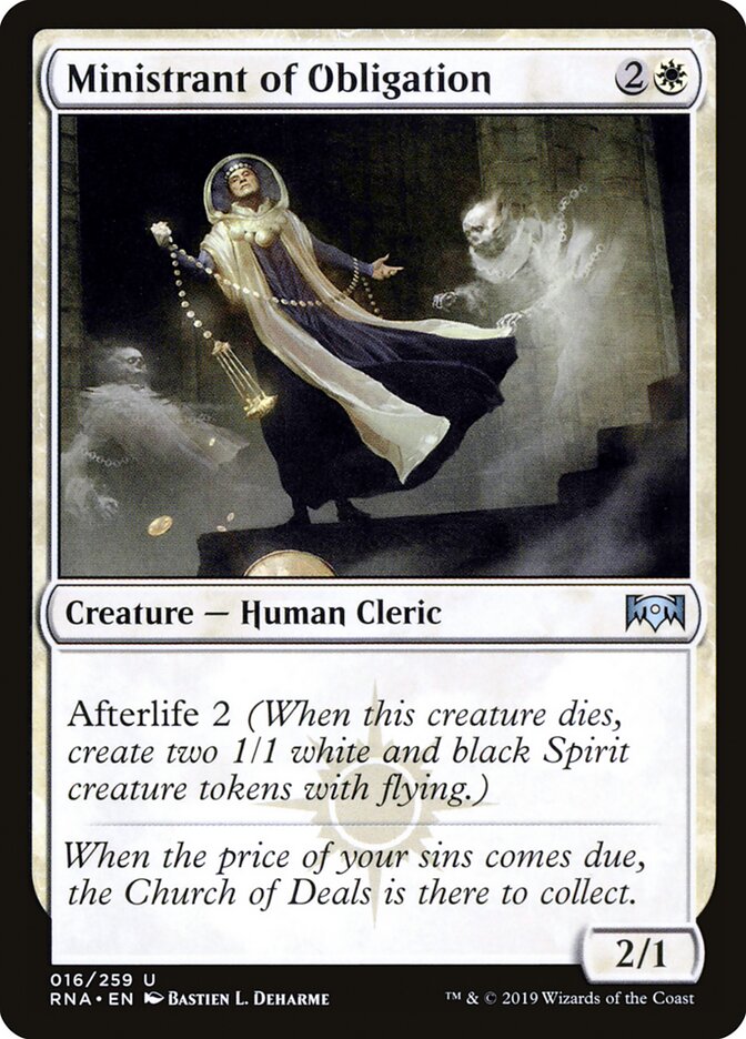 Ministrant of Obligation - carta Magic The Gathering