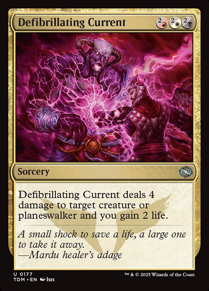 Defibrillating Current - carta Magic The Gathering