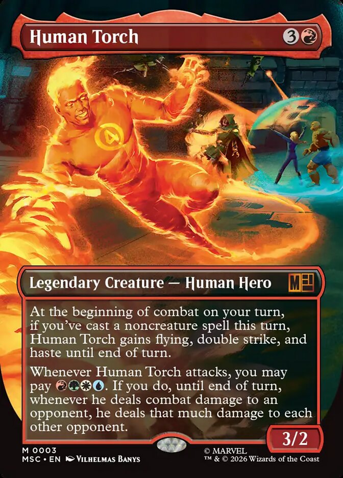 Human Torch - carta Magic The Gathering