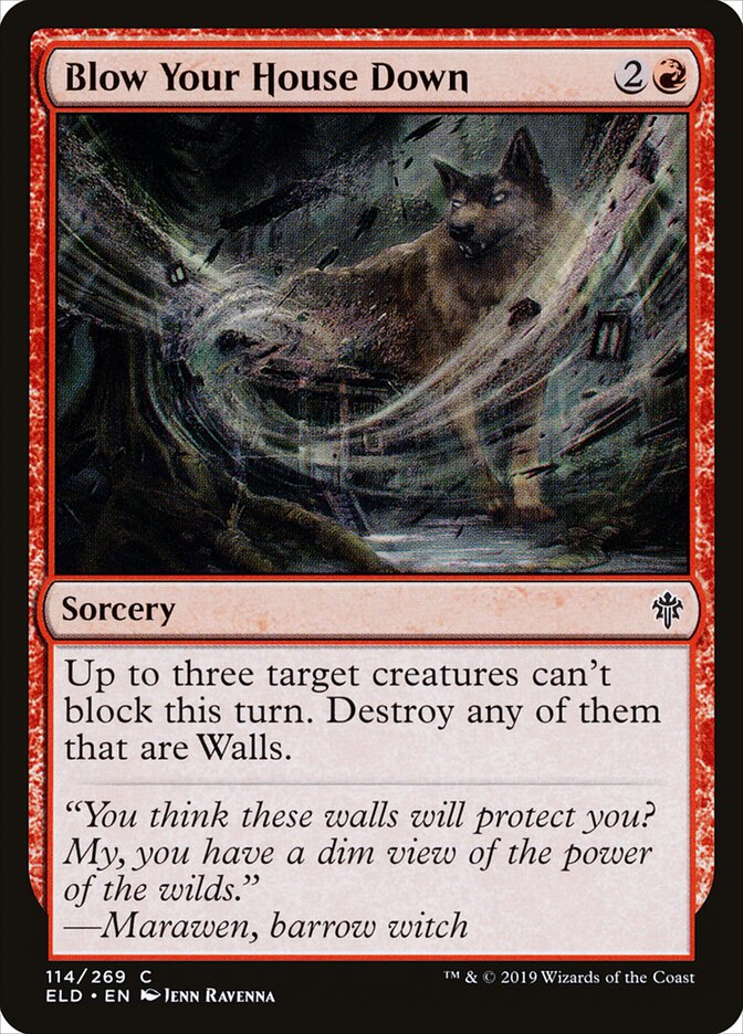 Blow Your House Down - carta Magic The Gathering