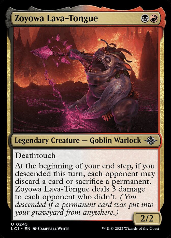 Zoyowa Lava-Tongue - carta Magic The Gathering