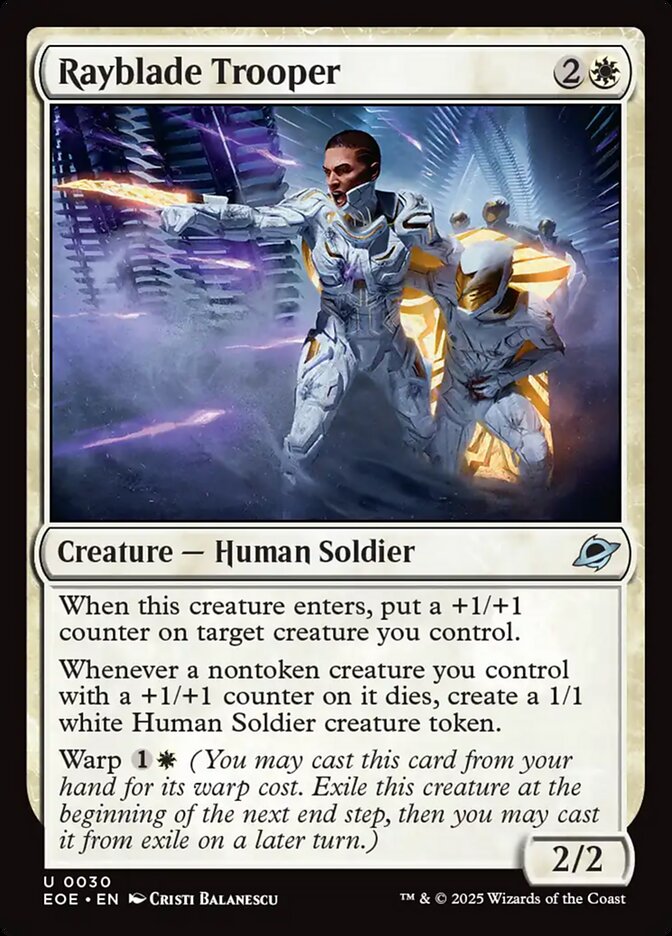 Rayblade Trooper - carta Magic The Gathering