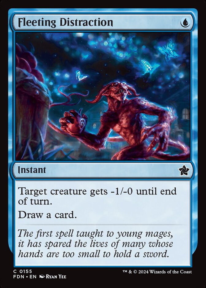 Fleeting Distraction - carta Magic The Gathering