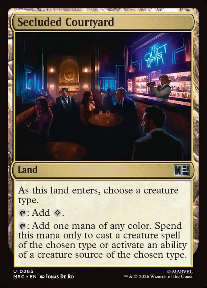 Secluded Courtyard - carta Magic The Gathering