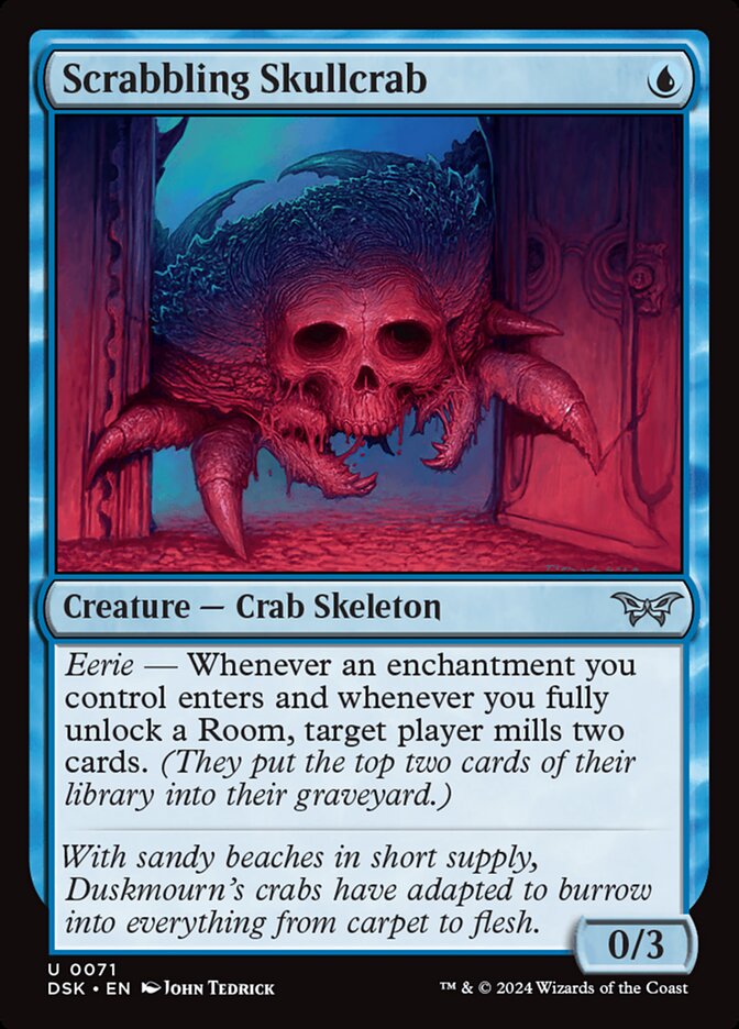 Scrabbling Skullcrab - carta Magic The Gathering