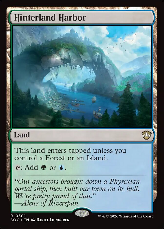 Hinterland Harbor - carta Magic The Gathering