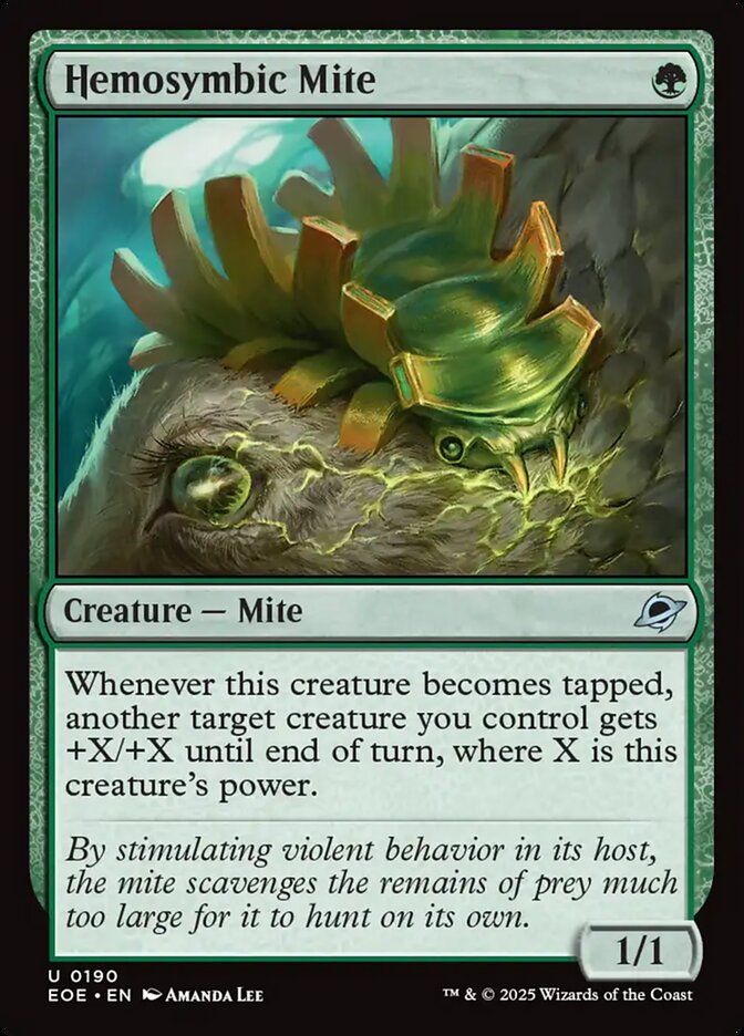 Hemosymbic Mite - carta Magic The Gathering