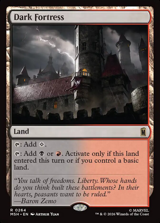 Dark Fortress - carta Magic The Gathering