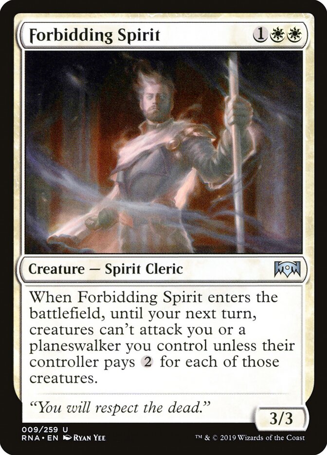 Forbidding Spirit - carta Magic The Gathering