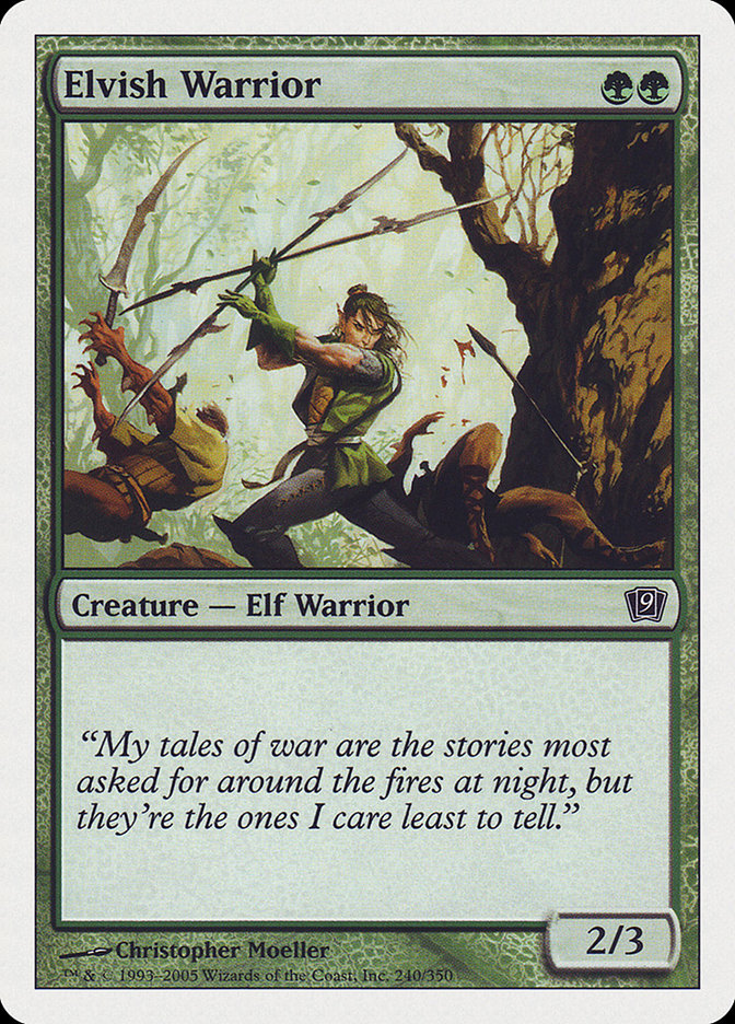 Elvish Warrior - carta Magic The Gathering