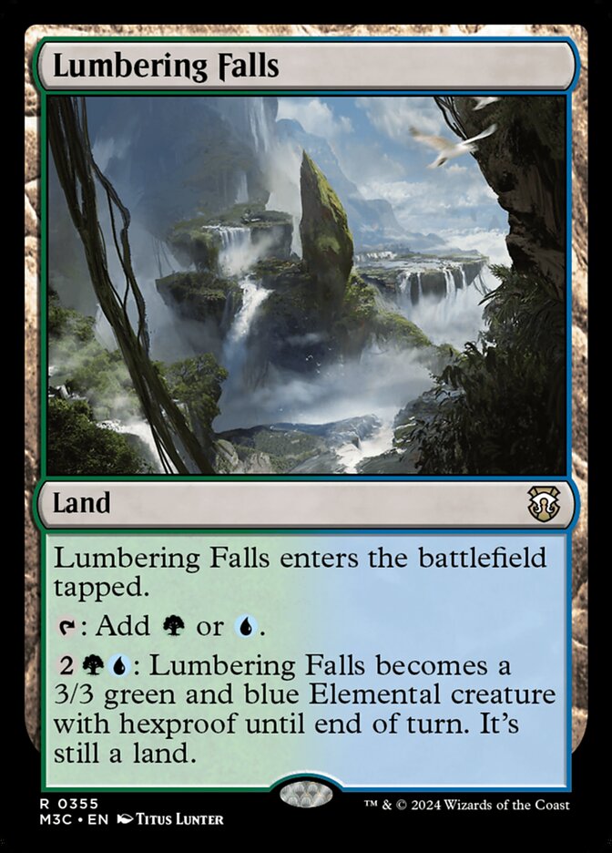 Lumbering Falls - carta Magic The Gathering